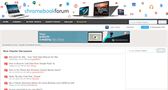 Desktop Screenshot of chromebookforum.com